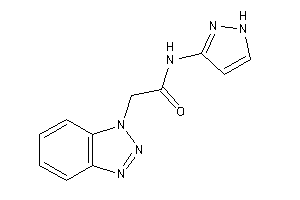 2-(benzotriazol-1-yl)-N-(1H-pyrazol-3-yl)acetamide