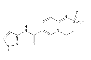 2,2-diketo-N-(1H-pyrazol-3-yl)-3,4-dihydropyrido[2,1-c][1,2,4]thiadiazine-7-carboxamide