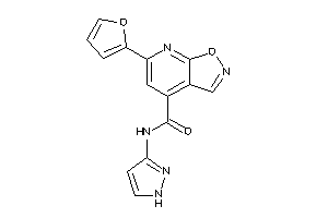 6-(2-furyl)-N-(1H-pyrazol-3-yl)isoxazolo[5,4-b]pyridine-4-carboxamide