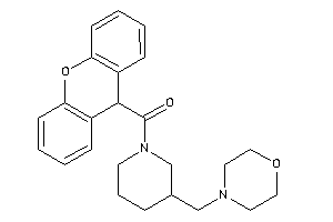Image of [3-(morpholinomethyl)piperidino]-(9H-xanthen-9-yl)methanone
