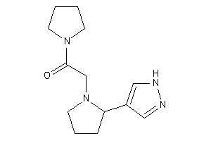 Image of 2-[2-(1H-pyrazol-4-yl)pyrrolidino]-1-pyrrolidino-ethanone