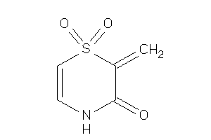 Image of 1,1-diketo-2-methylene-4H-1,4-thiazin-3-one