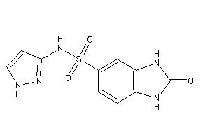 2-keto-N-(1H-pyrazol-3-yl)-1,3-dihydrobenzimidazole-5-sulfonamide