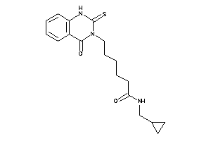 N-(cyclopropylmethyl)-6-(4-keto-2-thioxo-1H-quinazolin-3-yl)hexanamide