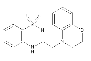 Image of 3-(2,3-dihydro-1,4-benzoxazin-4-ylmethyl)-4H-benzo[e][1,2,4]thiadiazine 1,1-dioxide