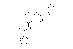 N-(2-pyrazin-2-yl-5,6,7,8-tetrahydroquinazolin-5-yl)isoxazole-5-carboxamide
