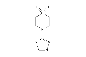 Image of 4-(1,3,4-thiadiazol-2-yl)-1,4-thiazinane 1,1-dioxide