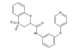 Image of 4,4-diketo-N-[3-(4-pyridyloxy)phenyl]-2,3-dihydrobenzo[b][1,4]oxathiine-2-carboxamide