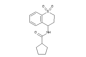 Image of N-(1,1-diketo-3,4-dihydro-2H-thiochromen-4-yl)cyclopentanecarboxamide