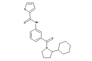 N-[3-(2-cyclohexylpyrrolidine-1-carbonyl)phenyl]thiophene-2-carboxamide