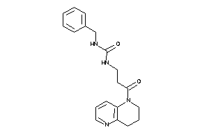 Image of 1-benzyl-3-[3-(3,4-dihydro-2H-1,5-naphthyridin-1-yl)-3-keto-propyl]urea