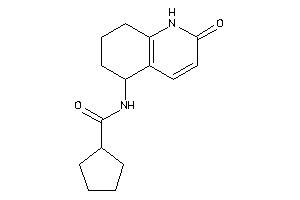 Image of N-(2-keto-5,6,7,8-tetrahydro-1H-quinolin-5-yl)cyclopentanecarboxamide