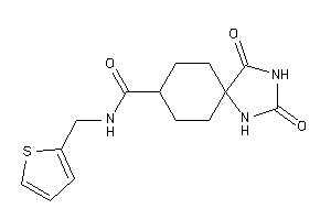 1,3-diketo-N-(2-thenyl)-2,4-diazaspiro[4.5]decane-8-carboxamide