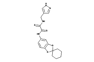 N-(1H-pyrazol-4-ylmethyl)-N'-spiro[1,3-benzodioxole-2,1'-cyclohexane]-5-yl-oxamide