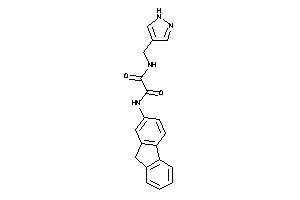 N'-(9H-fluoren-2-yl)-N-(1H-pyrazol-4-ylmethyl)oxamide