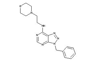 (3-benzyltriazolo[4,5-d]pyrimidin-7-yl)-(2-morpholinoethyl)amine
