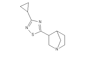 Image of 5-(1-azabicyclo[2.2.1]heptan-5-yl)-3-cyclopropyl-1,2,4-thiadiazole
