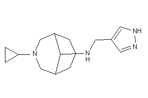 (3-cyclopropyl-3-azabicyclo[3.3.1]nonan-9-yl)-(1H-pyrazol-4-ylmethyl)amine