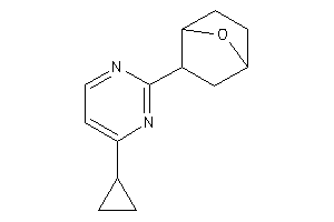 Image of 4-cyclopropyl-2-(7-oxabicyclo[2.2.1]heptan-2-yl)pyrimidine