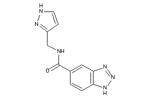 N-(1H-pyrazol-3-ylmethyl)-1H-benzotriazole-5-carboxamide