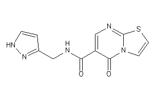 5-keto-N-(1H-pyrazol-3-ylmethyl)thiazolo[3,2-a]pyrimidine-6-carboxamide