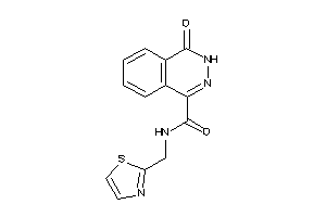 4-keto-N-(thiazol-2-ylmethyl)-3H-phthalazine-1-carboxamide