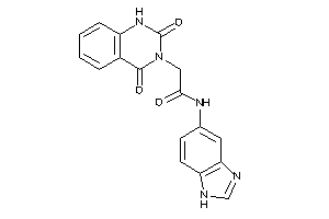 N-(1H-benzimidazol-5-yl)-2-(2,4-diketo-1H-quinazolin-3-yl)acetamide