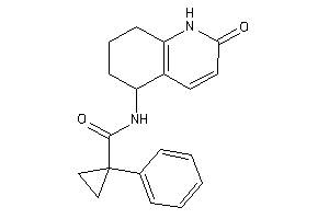 N-(2-keto-5,6,7,8-tetrahydro-1H-quinolin-5-yl)-1-phenyl-cyclopropanecarboxamide