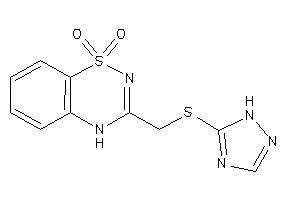 Image of 3-[(1H-1,2,4-triazol-5-ylthio)methyl]-4H-benzo[e][1,2,4]thiadiazine 1,1-dioxide