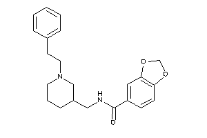 N-[(1-phenethyl-3-piperidyl)methyl]-piperonylamide