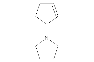 1-cyclopent-2-en-1-ylpyrrolidine