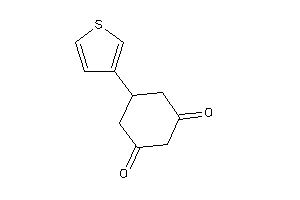 Image of 5-(3-thienyl)cyclohexane-1,3-quinone