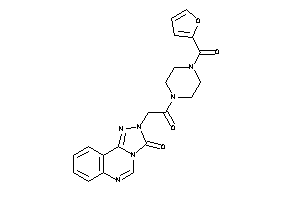 2-[2-[4-(2-furoyl)piperazino]-2-keto-ethyl]-[1,2,4]triazolo[4,3-c]quinazolin-3-one