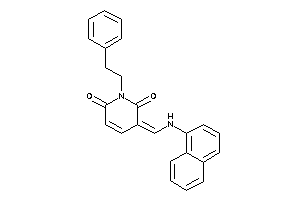 3-[(1-naphthylamino)methylene]-1-phenethyl-pyridine-2,6-quinone
