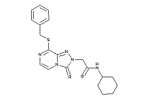 2-[8-(benzylthio)-3-keto-[1,2,4]triazolo[4,3-a]pyrazin-2-yl]-N-cyclohexyl-acetamide
