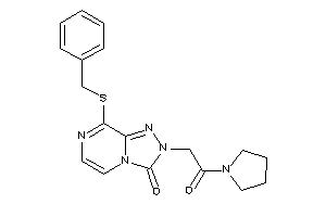 Image of 8-(benzylthio)-2-(2-keto-2-pyrrolidino-ethyl)-[1,2,4]triazolo[4,3-a]pyrazin-3-one
