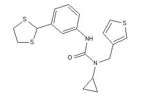 Image of 1-cyclopropyl-3-[3-(1,3-dithiolan-2-yl)phenyl]-1-(3-thenyl)urea