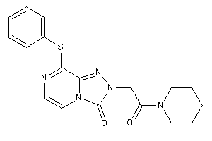 Image of 2-(2-keto-2-piperidino-ethyl)-8-(phenylthio)-[1,2,4]triazolo[4,3-a]pyrazin-3-one