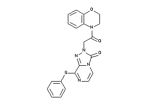 Image of 2-[2-(2,3-dihydro-1,4-benzoxazin-4-yl)-2-keto-ethyl]-8-(phenylthio)-[1,2,4]triazolo[4,3-a]pyrazin-3-one