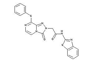 N-(1,3-benzothiazol-2-yl)-2-[3-keto-8-(phenylthio)-[1,2,4]triazolo[4,3-a]pyrazin-2-yl]acetamide