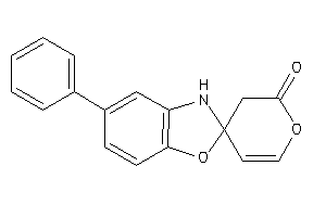 5-phenylspiro[3H-1,3-benzoxazole-2,4'-3H-pyran]-2'-one