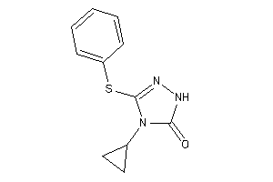 4-cyclopropyl-3-(phenylthio)-1H-1,2,4-triazol-5-one
