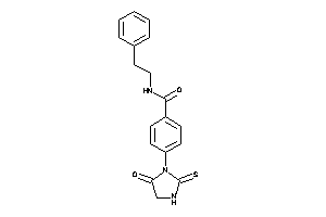 4-(5-keto-2-thioxo-imidazolidin-1-yl)-N-phenethyl-benzamide