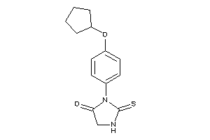 3-[4-(cyclopentoxy)phenyl]-2-thioxo-4-imidazolidinone