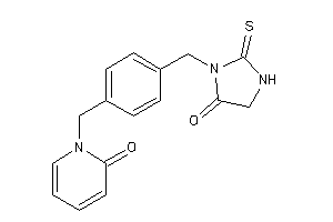 1-[4-[(5-keto-2-thioxo-imidazolidin-1-yl)methyl]benzyl]-2-pyridone