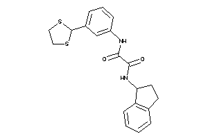 Image of N'-[3-(1,3-dithiolan-2-yl)phenyl]-N-indan-1-yl-oxamide