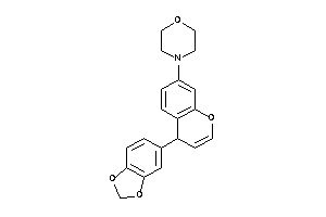 Image of 4-[4-(1,3-benzodioxol-5-yl)-4H-chromen-7-yl]morpholine