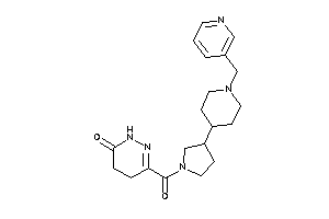 3-[3-[1-(3-pyridylmethyl)-4-piperidyl]pyrrolidine-1-carbonyl]-4,5-dihydro-1H-pyridazin-6-one