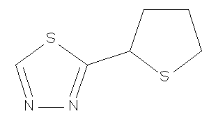 2-tetrahydrothiophen-2-yl-1,3,4-thiadiazole