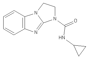 Image of N-cyclopropyl-1,2-dihydroimidazo[1,2-a]benzimidazole-3-carboxamide